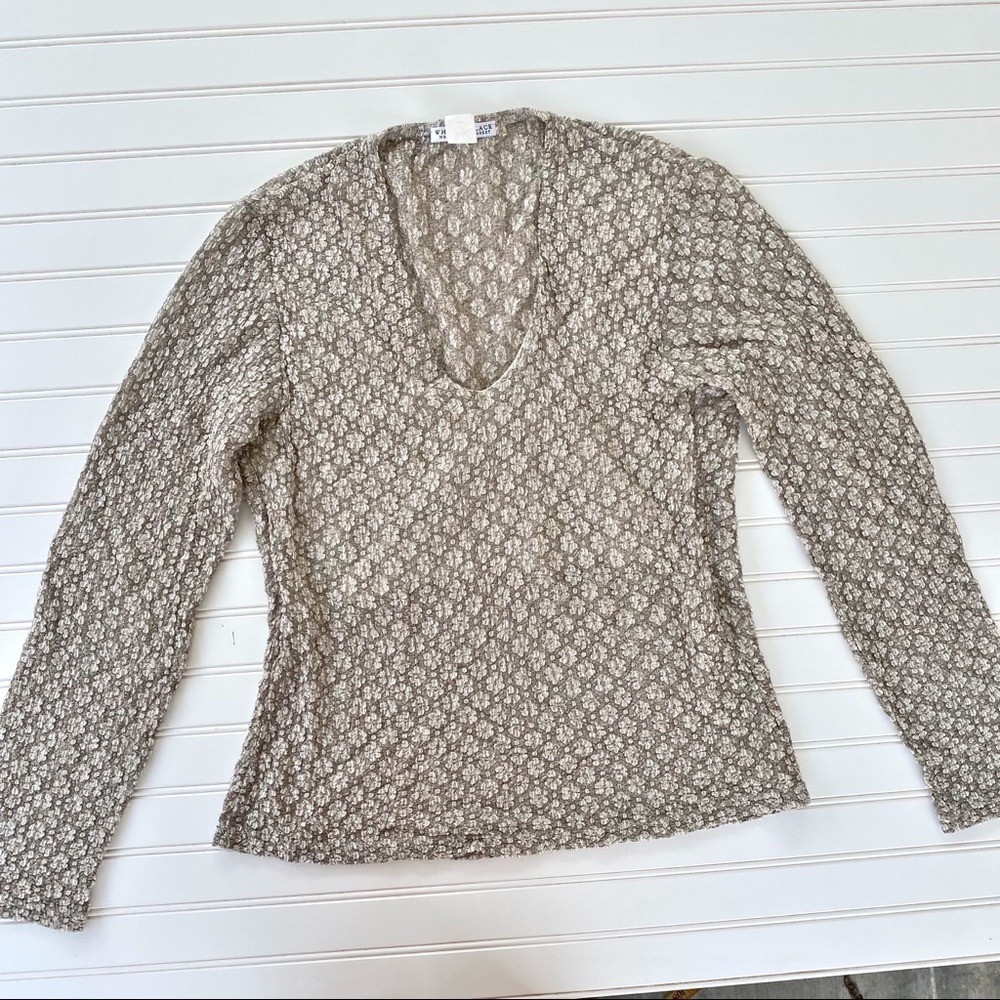White House Black Market Blouse Size Large - Picture 5 of 10
